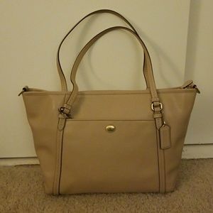 Coach Nude/Light Tan Tote